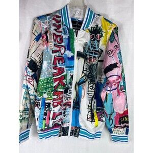 Jean-Michel Basquiat x Members Only jacket size small streetwear art print